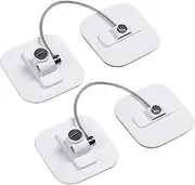 Mellisso Fridge Lock,Refrigerator Locks,Freezer Lock with Key for Child Safety,Locks to Lock Fridge and Cabinets-2Pack