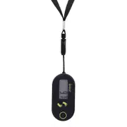 Clispeed Simple Mini Step Counter Walking 3d Digital Pedometer For Exercise Men Women (black)