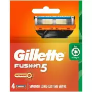 * Gillette Fusion 5 Power Blade Refill 4 Pack