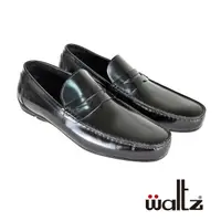 在飛比找momo購物網優惠-【Waltz】英倫 真皮樂福鞋 豆豆鞋 皮鞋(4W61212