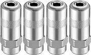 Meonum 4 PCS Grease Gun Couplers, Grease Gun Tip Replacement Grease Gun Needle Tip, 1/8 Inch Grease Gun Needle Tip, Grease Gun Fittings