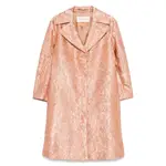 [Dries Van Noten] Dries Van Noten Crinkled Coat M PINK