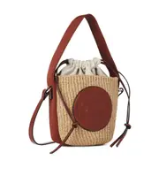 Chloé Small Horse Medal Basket Bag One size tan