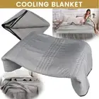 Cooling Blanket Cool Ice Silk Touch Feeling Soft Summer Thin Quilt Healthy Sleep