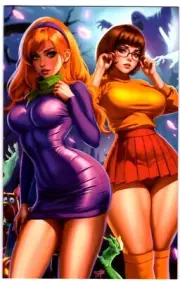 Skyline #4 Spot Varnish Nice Virgin Variant Scooby Doo Daphne/Velma LE25 Made