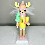 5” Hand Painted Pompompurin Inspired Pastel Mini Christmas Kawaii Nutcracker