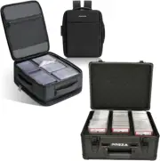PREZA Graded Card Storage Box and Graded Card Back Pack Bundle