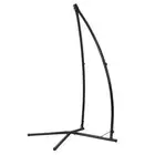 Gardeon Hammock Chair Steel Stand Outdoor Furniture Heavy Duty Black