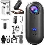 Nexo25 Camera, 2025 New Upgraded Nexo25 Black Camera with 4k/1080p, Wearable Sports Cameras with Ip68 Waterproof, WiFi Phone Real-Time Interconnect, for Diving, Travel (1080p Complete Set,Black)