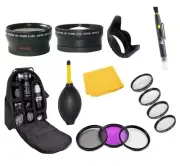 9pc Accessory Bundles For Nikon D5600 D3500 D3400 w/ AF-P DX Nikkor 18-55mm Lens