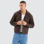 [Nena and Pasadena] Perche Worker Jacket Pigment Brown