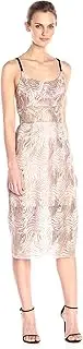 [A B S BY ALLEN SCHWARTZ] ABS Allen Schwartz Women's Sheath with Sheer Midriff
