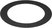 uxcell Goof Rings for 10 Inch Recessed Can Lighting Down Light, 1 Pcs Metal Goof Trim Rings Cover, Outer Diameter 10-inch, Inner Diameter 6.29-inch, Matte Finish Black, Flush Mount