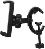 STARTIST Mic Stand Phone Holder, 360° Rotation, Easy Setup Adjustable Extension Clamp Microphone Arm Mount Clamp for Live Broadcast