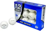 [Second Chance] 12 Callaway HX Pearl Lake A Quality Golf Balls, White, PRE-12-CAL-HXP