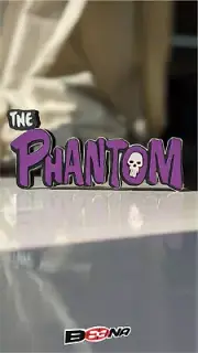 The Phantom plastic logo display sign - comic book version