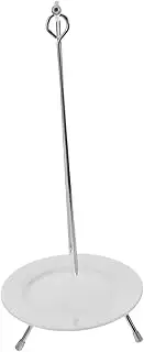 1Set Stainless Steel Barbecue Skewers with Holder Reusable BBQ Accessory for Outdoor Cooking Camping and Picnic for Grilling Meat and Vegetables