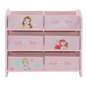 Disney Princess Toy Storage Unit with 6 Storage Boxes