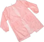 [DEARMAMY] Waterproof Long Sleeve Apron for Women Cleaning Kitchen Dish Washing Painter's Laundry Apron Pockets and Adjustable Waist