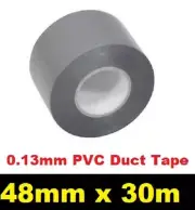 PVC DUCT TAPE 48MM X 30M SILVER, Joining & Sealing Tape GREAT QUALITY