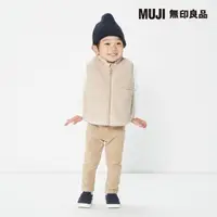 在飛比找momo購物網優惠-【MUJI 無印良品】幼兒聚酯纖維絨毛刷毛背心(共2色)