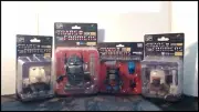 TRANSFORMERS ACTION VINYLS Hasting Exclusive OPTIMUS BLITZWING GRIMLOCK RUMBLEX4