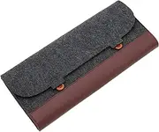 KPREPUBLIC PU Felt keyboard carrying case bag for planck 40% 60% 80% 100% gh60 xd64 tada68 87 tkl 104 Ansi bm60 bm65 bm68 poker (PU Felt Bag for 65% x1)