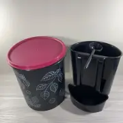 Tupperware Coffee Station Canister Set Holds Filters & Coffee 3.7L New!