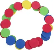 Toyvian 4bags Miniature Foam Chips for Toy Launchers Versatile Shooter Toy Discs Skill Development Coordination Fun Replacement Foam Discs for Boys and Girls