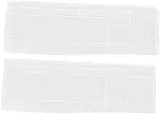 Operitacx 2Pcs Transparent Silicone Keyboard Protective Film Dustproof Cover for Lightweight Keyboard Accessory for Use