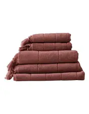 [Aura Home] Paros Bath Towel Set in Mahogany