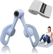 MERACH Thigh Master, Home Fitness Equipment, Kegel Exerciser, Pelvic Floor Muscle Trainer, Inner Thigh Hip Exercise Workout Equipment for Women with Resistance Band