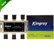 Kingray 4 Way 5-2400 MHz 15dB Terrestrial & Satellite Compact Design Tap