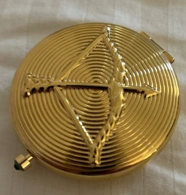 Estee Lauder Sagittarius Lucidity Pressed Powder Compact, NEW, Round, December
