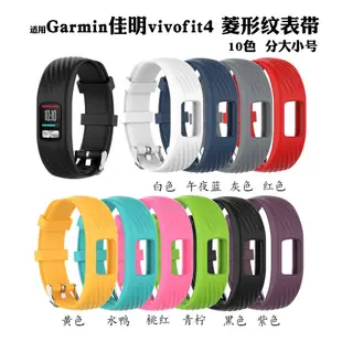 免運 錶帶 適用于Garmin佳明vivofit4表帶 vivofit4手環替換腕帶官方款紋理