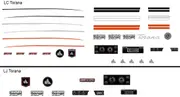 1:24 LC/LJ Torana Decal Kit Accessory