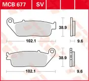 TRW Lucas Sintered lining MCB677SV