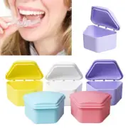 Denture Storage Case Dental False Teeth Box Clean Box Oral Hygiene Health Care