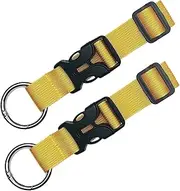 Totority 2Pcs Adjustable Luggage Straps Durable Travel Suitcase Belts for Secure Packing Portable Luggage Accessories to Prevent Opening During Transit Unique Design for Easy
