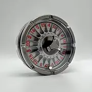 DEPINCHENG D20 Roulette Dice, Spinning Mechanical Dice Spinner, Metal, Perfect for D&D Dungeons and Dragons, RPG and Pathfinder Role Playing Games (Black)