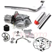 125cc Electric Start Engine Motor w/Reverse Exhaust Wiring Carby for Go Kart ATV