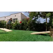 Natural Wood Dual Board Cornhole Game - Regulation Size 1.2m x 0.6m.