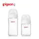 《Pigeon 貝親》第三代母乳實感玻璃奶瓶240ml+160ml(瓶身x2+奶嘴x2+蓋x2+栓x2)