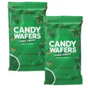 Choco Maker Candy Wafers DARK GREEN Vanilla Melts Mold Dip Drizzle Pops 12oz 2Pk