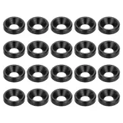 M3 Countersunk Washers, 20 Pack Finish Washers Black