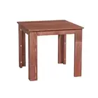 NNEDSZ Coffee Side Table Wooden Desk Outdoor Furniture Camping Garden Brown