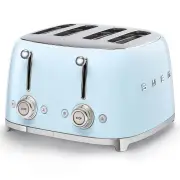 Smeg 50's Style 4 Slice ToasterPastel Blue TSF03PBAU