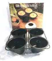 Brand New In Box Non Stick Angel Food Cake Pan - Makes 4 Mini Cakes