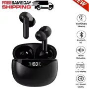 Bluetooth Earbuds Headsets 5.3 Wireless Noise Cancelling with Charging Case TWS