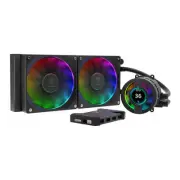 Gamdias ARGB 240mm IPS LCD Display Liquid CPU Cooler Support Intel LGA 1700/1...